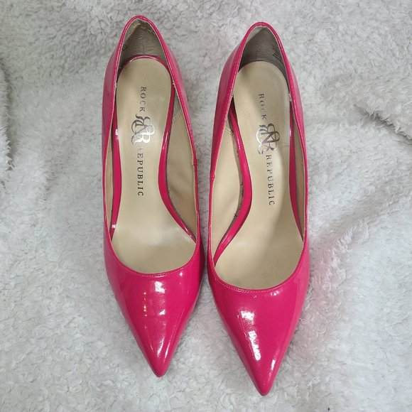 Rock & Republic Shoes - Rock & Republic Jett pink heels 6.5